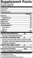 BNGANVPChocolate nutrition label