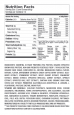 DPE10MRMVanilla nutrition label