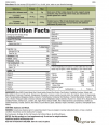 GNCSSMV nutrition label