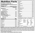 Naturade Total Soy All-Natural Powder – French Vanilla nutrition label