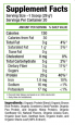 NFPVVanilla Nutrition Label