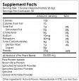 NutraKey V-Pro Vegan Protein Chocolate nutrition label