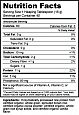 NutriBioticORPChocolate nutrition label