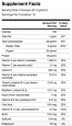 Swanson Vegan Protein with Probiotics Natural Vanilla nutrition label 1