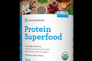 Plant Based Protein Superfood Pure Vanilla Amazing Grass