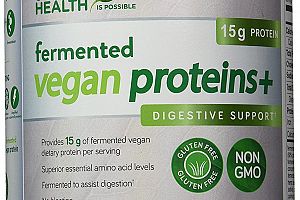 Fermented Vegan Proteins +Natural  Chocolate Flavor Genuine Health
