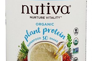 Organic Plant Protein Superfood 30 Shake Vanilla Nutiva