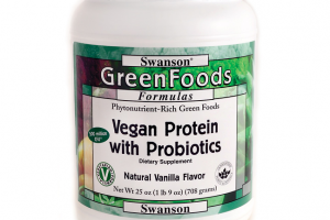 Vegan Protein with Probiotics Vanilla Swanson