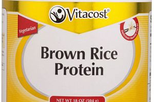 Non-GMO Brown Rice Protein Powder Vanilla Vitacost
