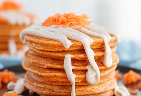 Carrot Cake Protein Pancakes Recipe