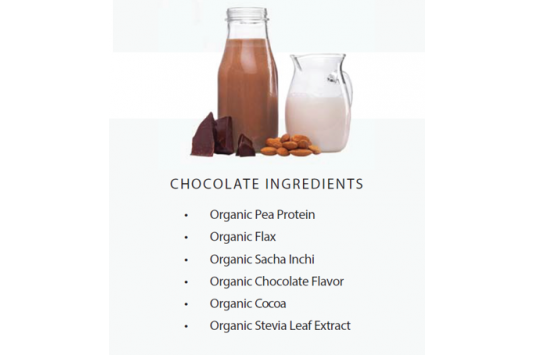 22 Days Nutrition Plant Protein Powder Chocolate ingredients