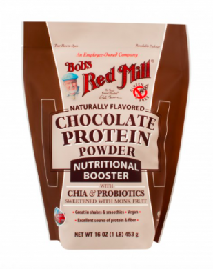 Bob's Red Mill Chocolate Protein Powder Nutritional Booster product front