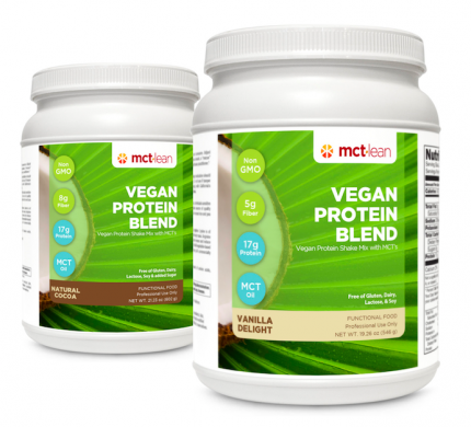MCT Lean Vegan Protein Blend Natural Vanilla product front
