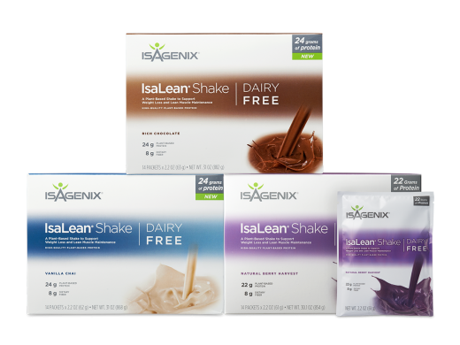 Isagenix Isalean Shake Rich Chocolate Dairy Free product front 
