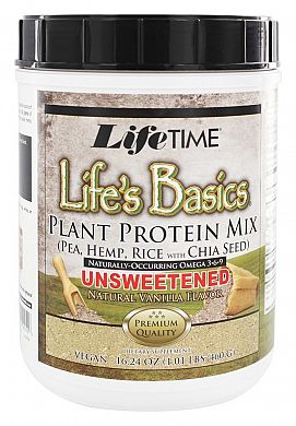Lifetime Life's Basics Plant Protein Natural Vanilla product front