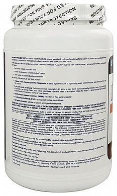 Metagenics Ultrameal Plus 360 Rice Natural Chocolate Flavor product back