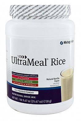 Metagenics Ultrameal Rice Natural Vanilla Flavor product front