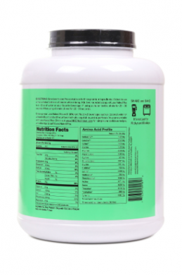Naked Vanilla Pea Protein Powder nutrition label