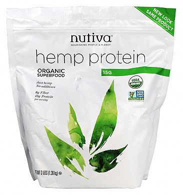 Nutiva Organic Hemp Protein product front  