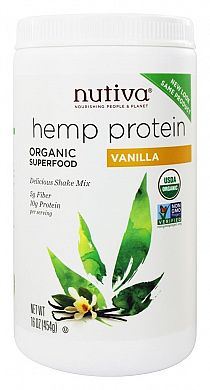Nutiva Organic Hemp Protein Shake Vanilla product front