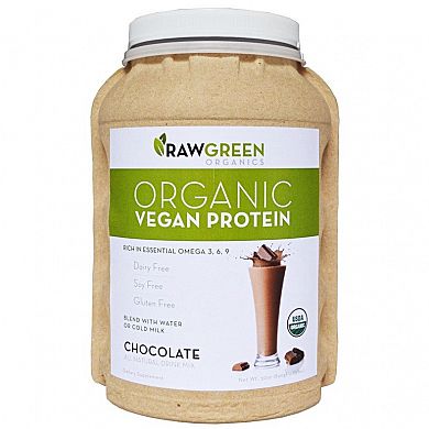 Raw Green Organics Organic Clean Plant Protein Chocolate product front