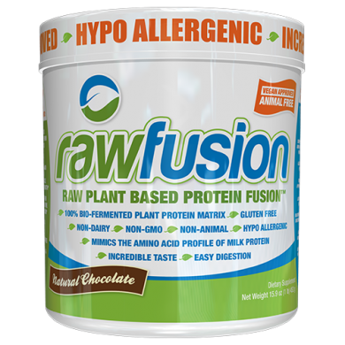 rawfusion Raw Plant Based Protein Fusion Natural Chocolate product front