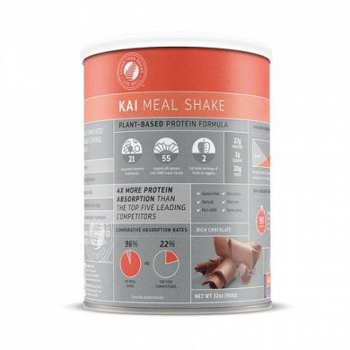 Silver Fern Brand Kai Meal Shake Plant-Based Protein Formula Rich Chocolate product front 3