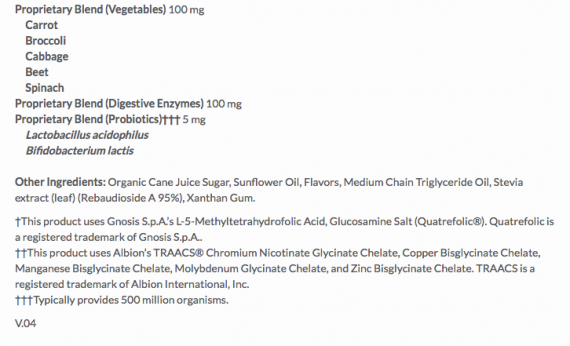 Thorne Research MediPro Vegan All-In-One Shake Vanilla ingredients 3
